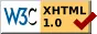Valid XHTML 1.0 Transitional
