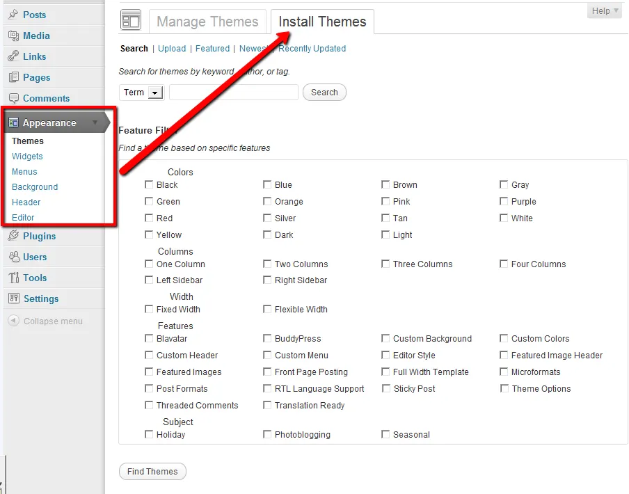 How to Create a Website using WordPress How to Install a WordPress Theme 2 Create a Website.