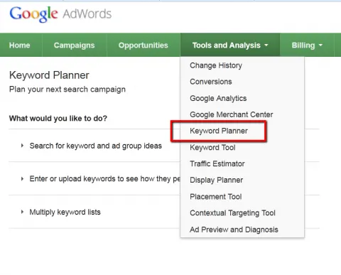 Analysis Tools