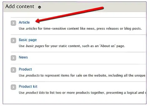 Add article for your blog post
