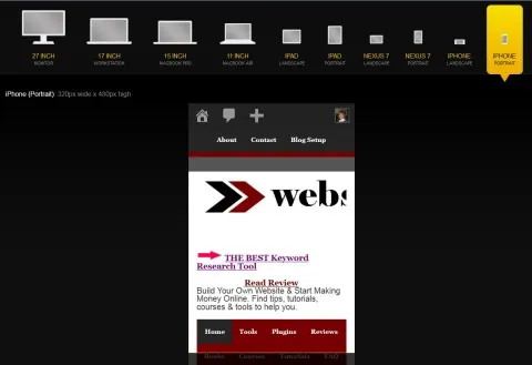 iPhone Responsive Logo