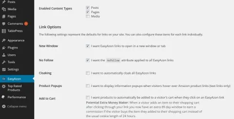 Configuring EaszyAzon
