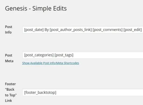 Gensis Simple Edits Gensis Simple Edits Plugin