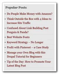 Most Popular Posts Plugin