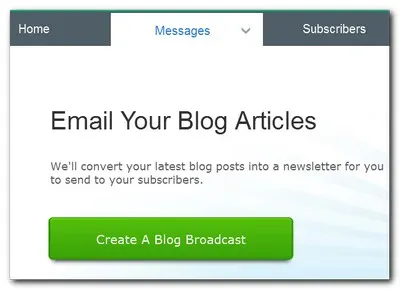 Automatically send out blog posts to email list