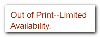 Book out of print