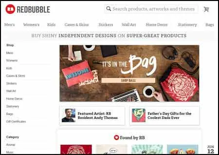 Make money with Redbubble