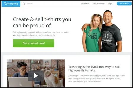 Make money with TeeSpring