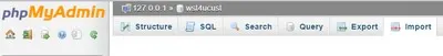 Import Database to Local Server